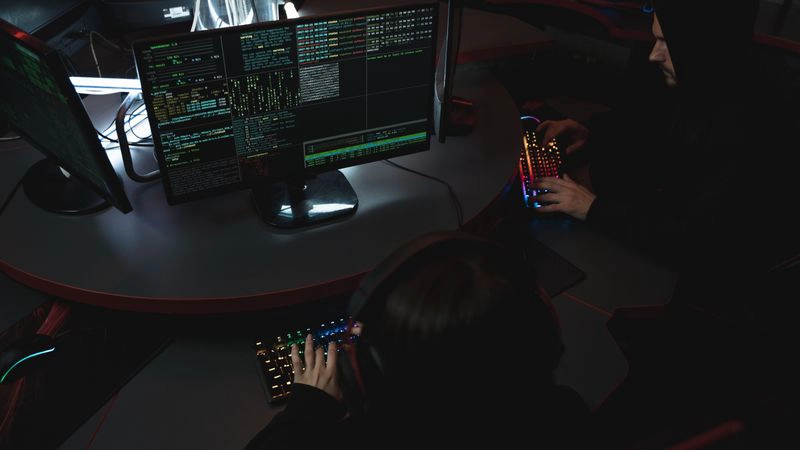 Beveiligingsteam bespreekt maatregelen tegen een baiting cyberaanval en verdachte downloads