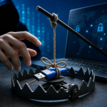 Baiting cyberaanval via verleiding en misleiding
