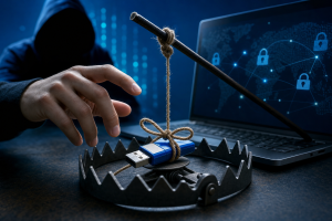 Lees meer over het artikel Baiting cyberaanval via verleiding en misleiding
