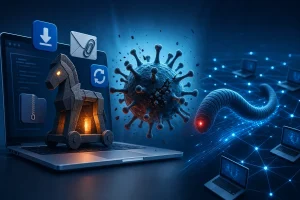 Lees meer over het artikel Verschil tussen trojan virus en worm herkennen